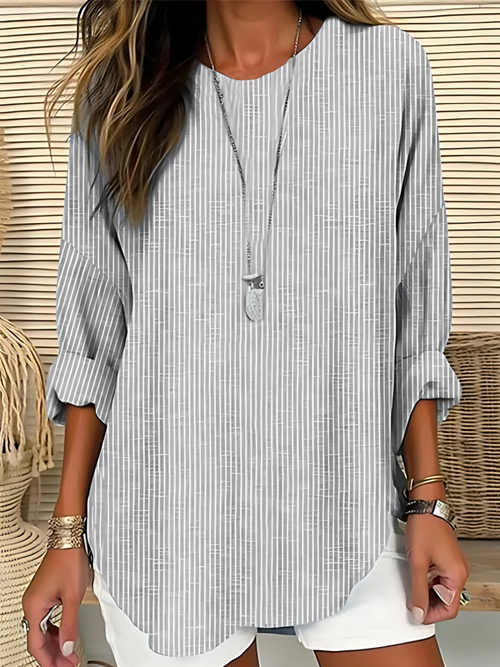 Maribel | Relaxed Striped Lightweight Blouse