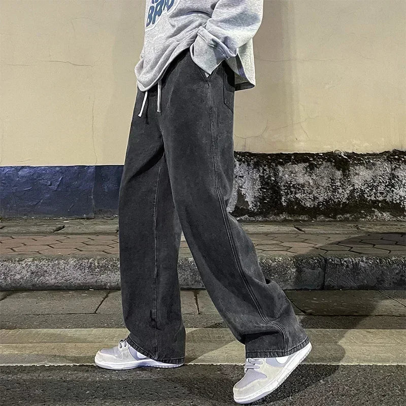 Ronan | Men's Wide-Leg Loose Fit Jeans