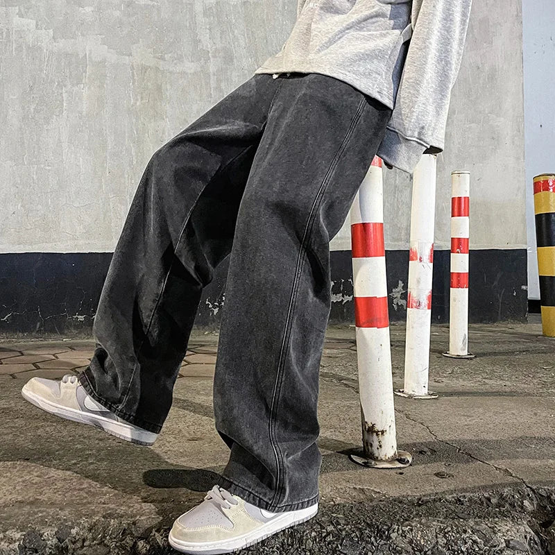 Ronan | Men's Wide-Leg Loose Fit Jeans