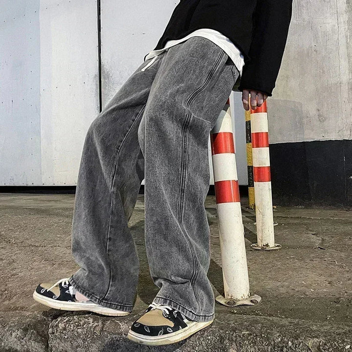Ronan | Men's Wide-Leg Loose Fit Jeans