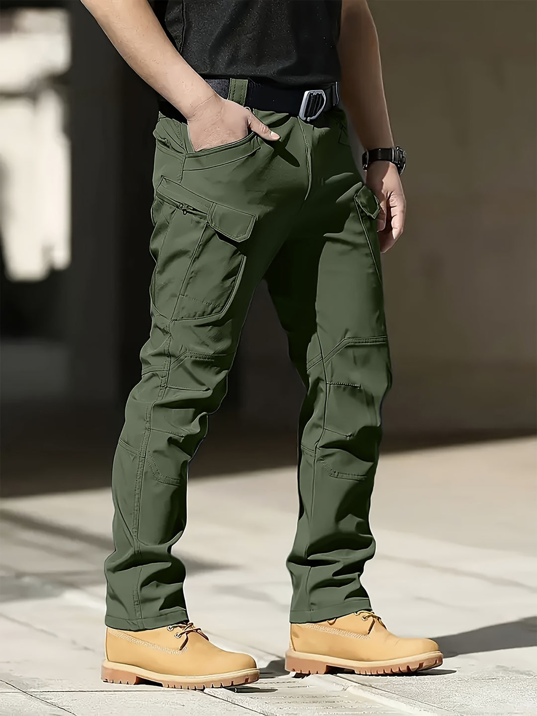 Gavin | Men’s Utility Cargo Trousers with Multi-Pocket Design