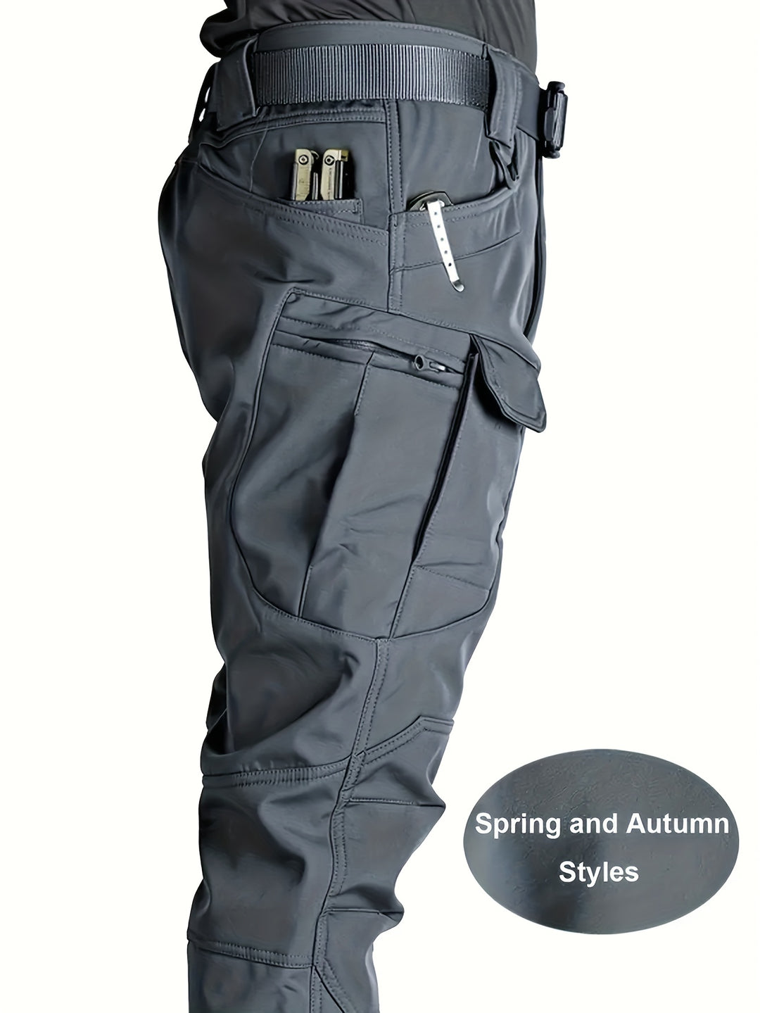 Gavin | Men’s Utility Cargo Trousers with Multi-Pocket Design