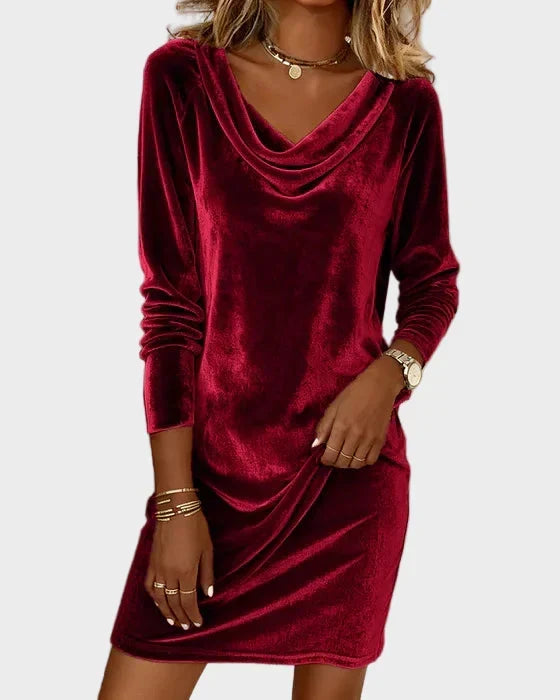 Frosina | Women's Velvet Mini Dress