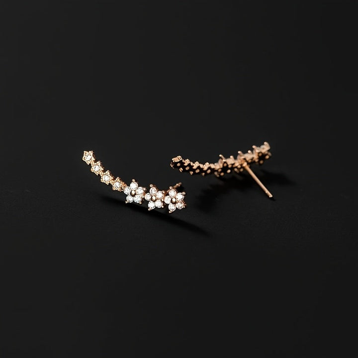 Aurelia | Floral Climber Earrings