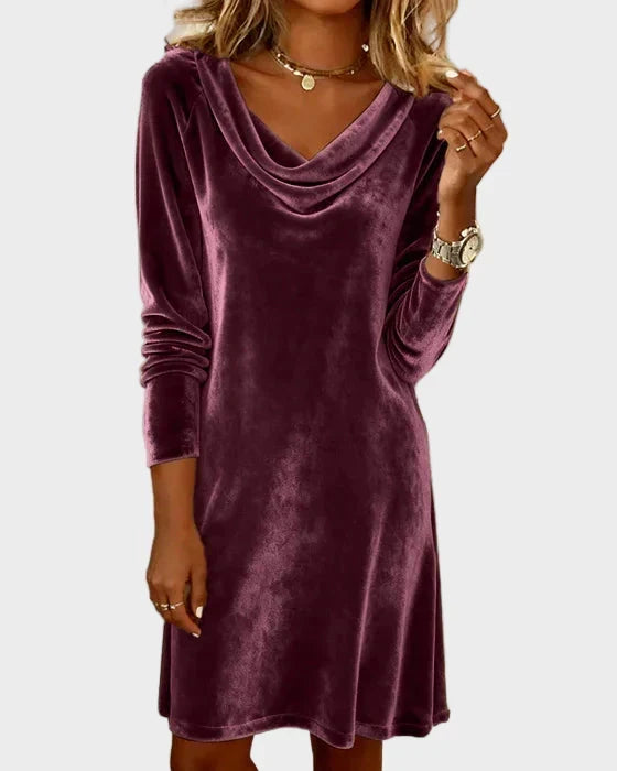 Frosina | Women's Velvet Mini Dress