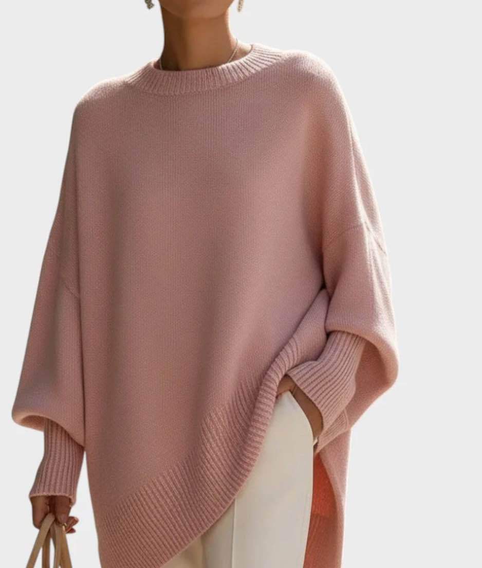 Sidonie | Women's Thick Knit Crew Neck Sweater