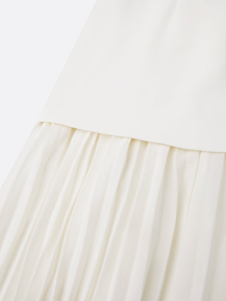 Micaela | Pleated Sleeveless Maxi Dress