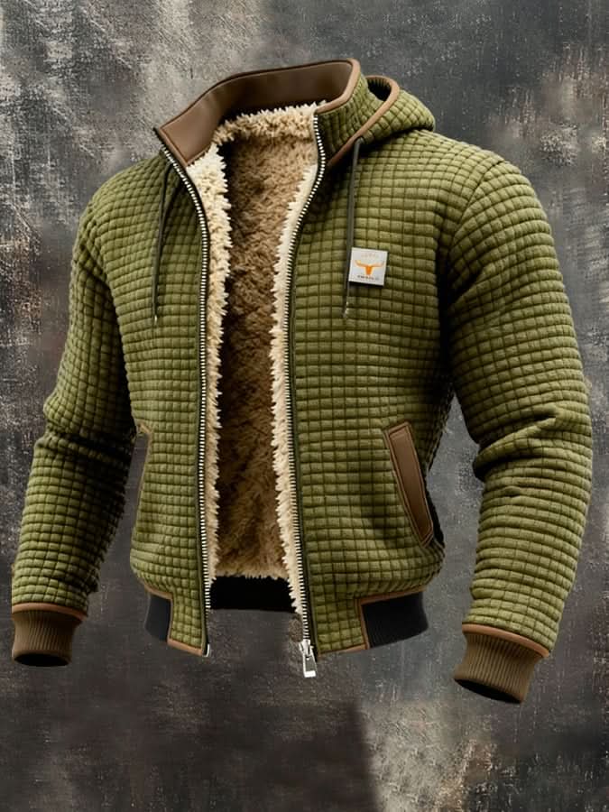 Calder | Lined Quilted Fleece Jacket