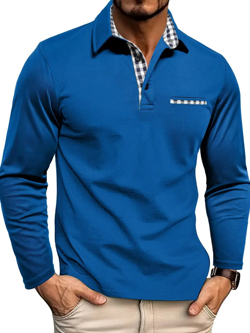 Gideon | Men's Long-Sleeve Polo Shirt