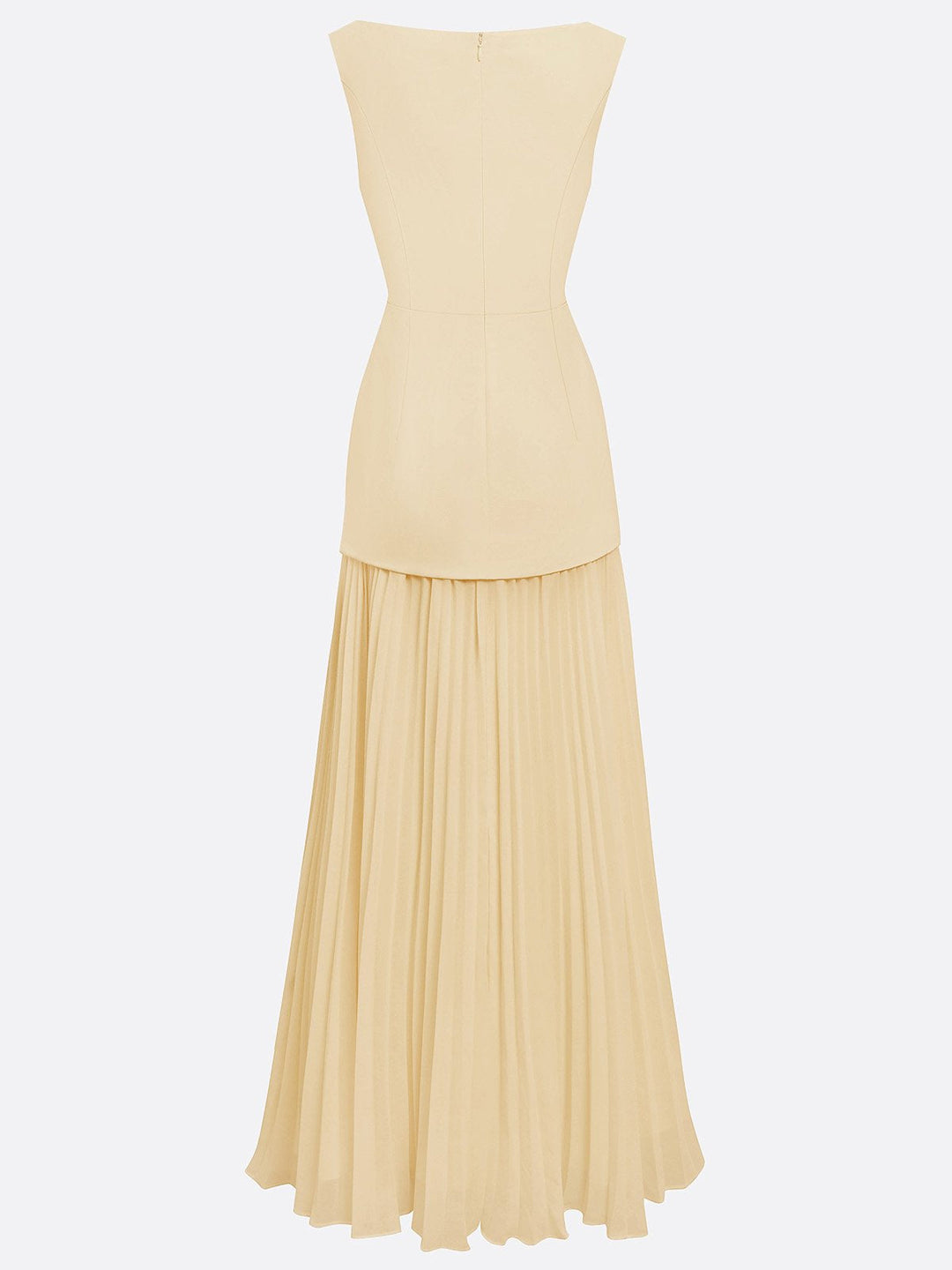 Micaela | Pleated Sleeveless Maxi Dress