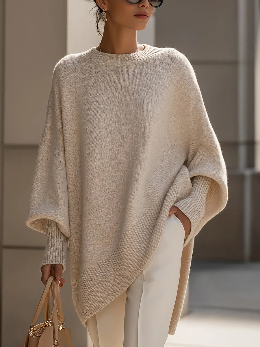 Sidonie | Women's Thick Knit Crew Neck Sweater