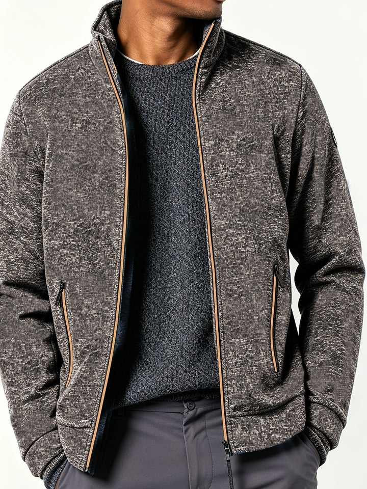 Gareth | Men’s Full-Zip Jacket with Contrast Trim