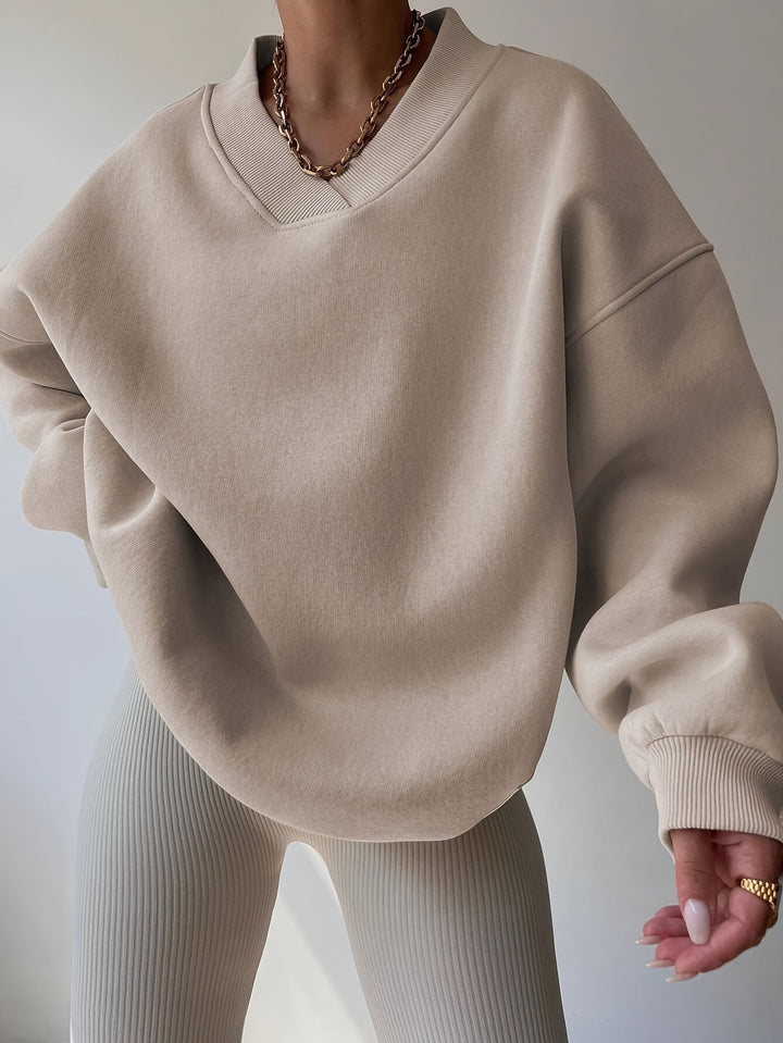 Freya | Relaxed V-Neck Jumper