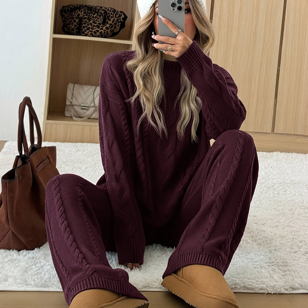 Celeste | Rib-Knit Two-Piece Lounge Set