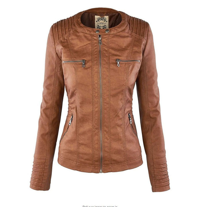 Tabitha | Women's Hooded Biker-Style Jacket