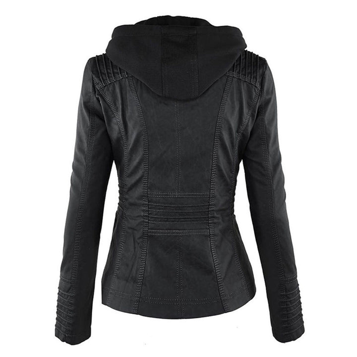 Tabitha | Women's Hooded Biker-Style Jacket