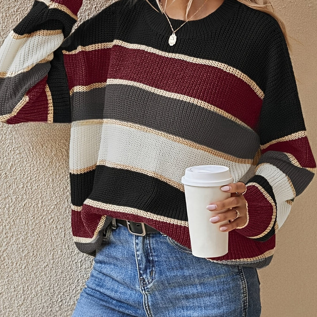 Marlow | Colour Block Striped Jumper