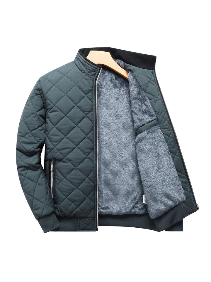 Callum | Men's Quilted Bomber Jacket