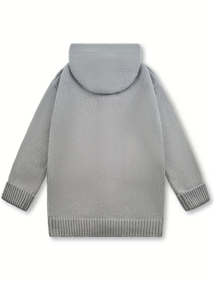 Cloverine | Women's Hooded Cardigan Chunky Knit