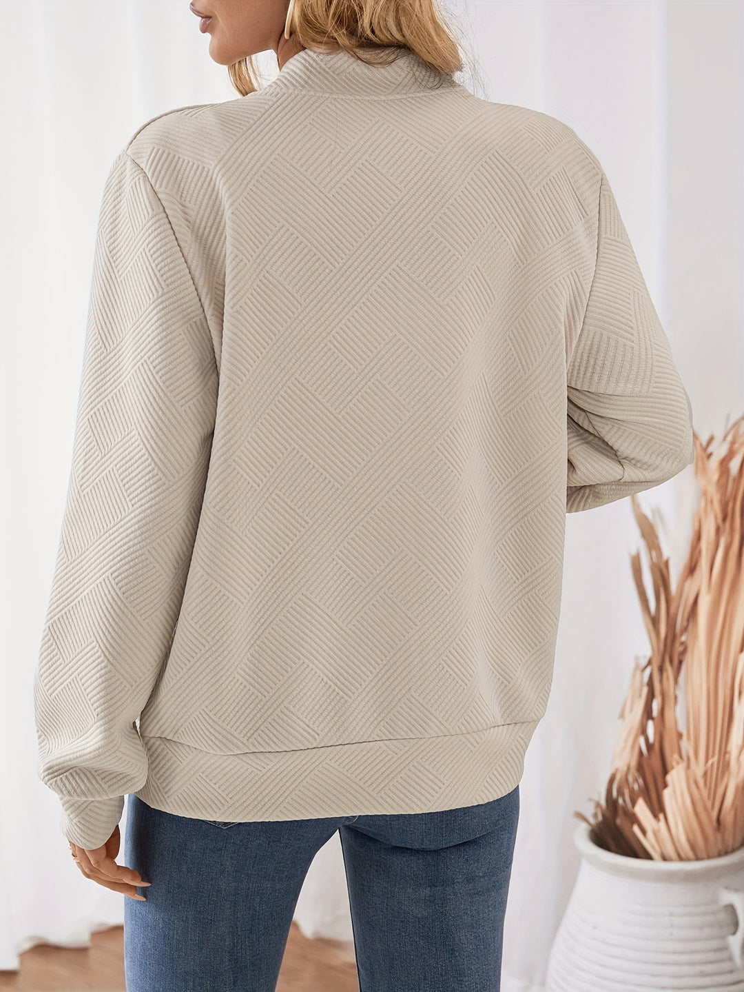 Amelia | Women's Drop Shoulder Zip Casual Jacket