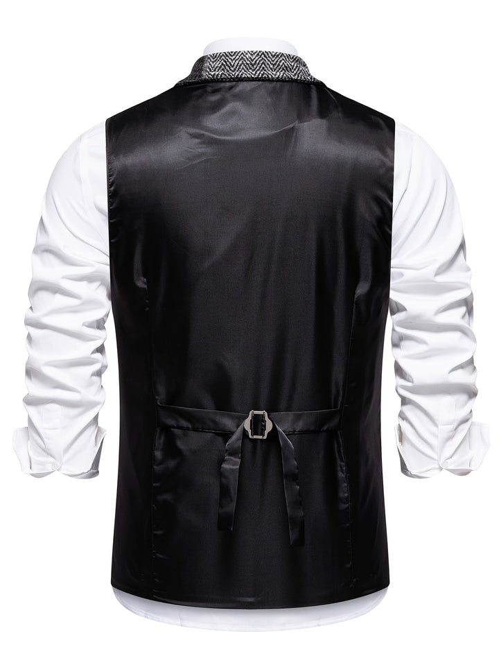 Alistair | Men’s Herringbone Tweed Waistcoat