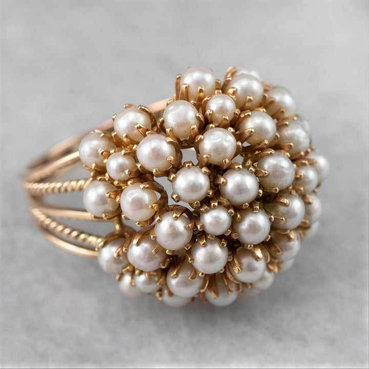 Rosalie | Pearl Cluster Statement Ring