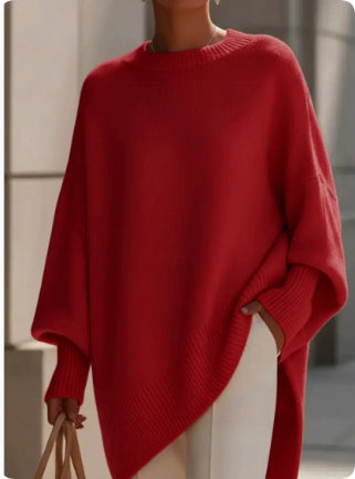 Sidonie | Women's Thick Knit Crew Neck Sweater