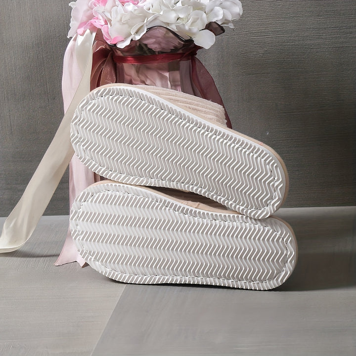Elina | Bow-Detail Slip-On House Slippers