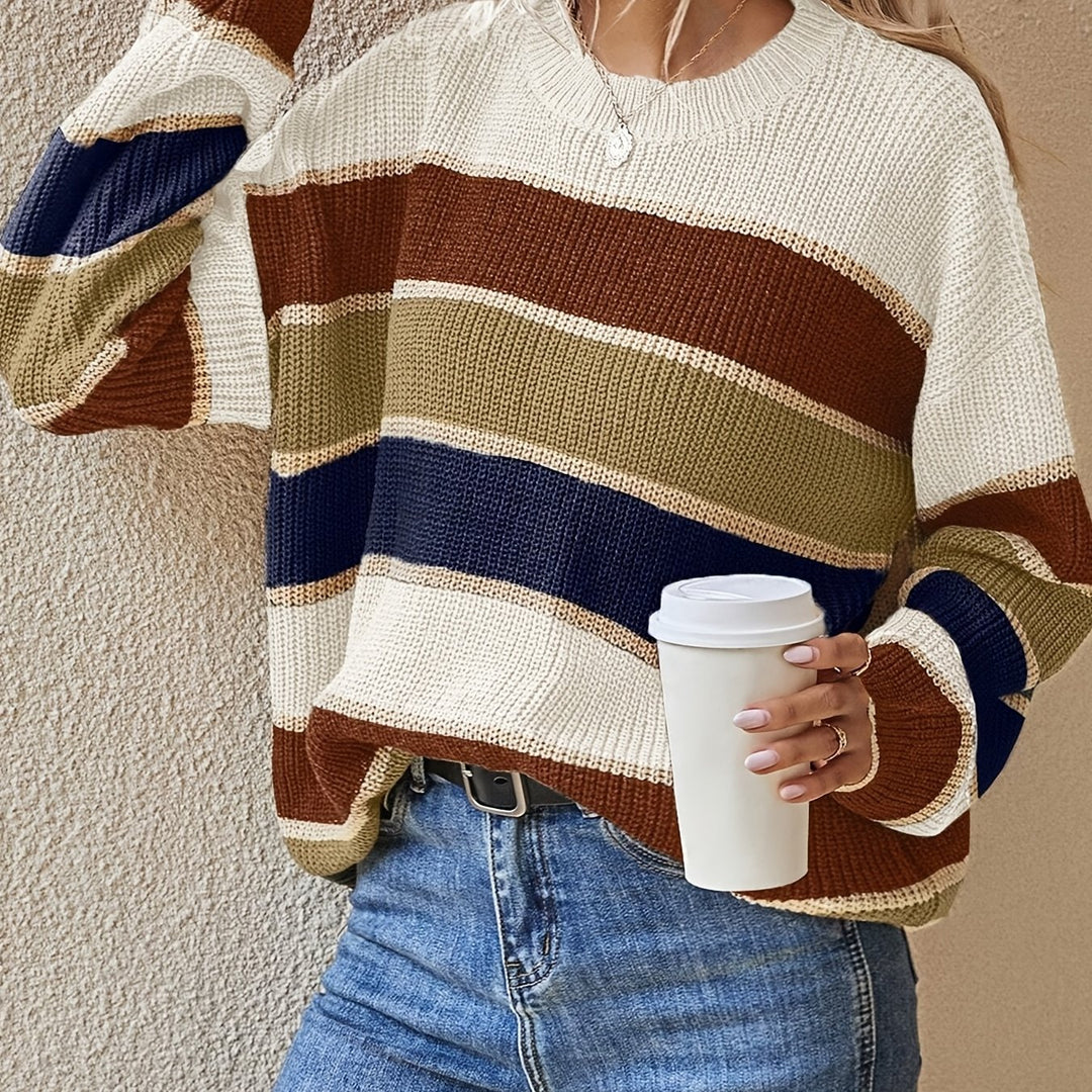 Marlow | Colour Block Striped Jumper