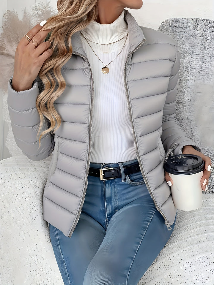 Nora | Quilted High-Neck Zip Jacket