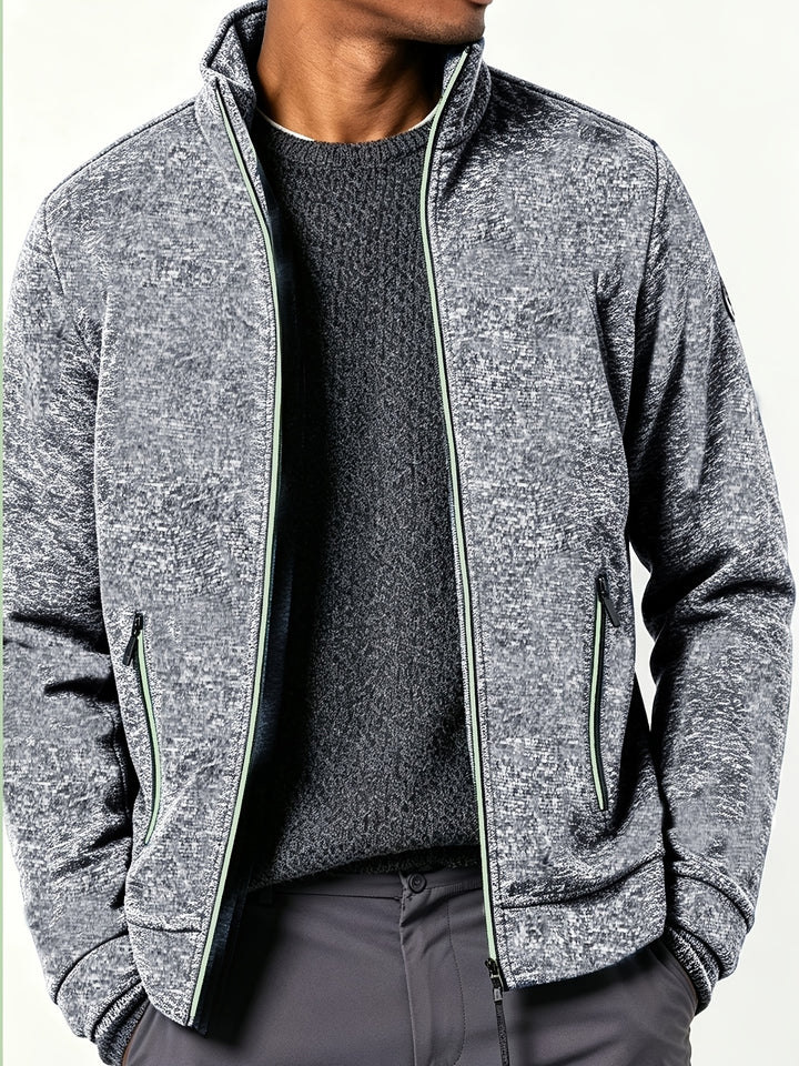 Gareth | Men’s Full-Zip Jacket with Contrast Trim