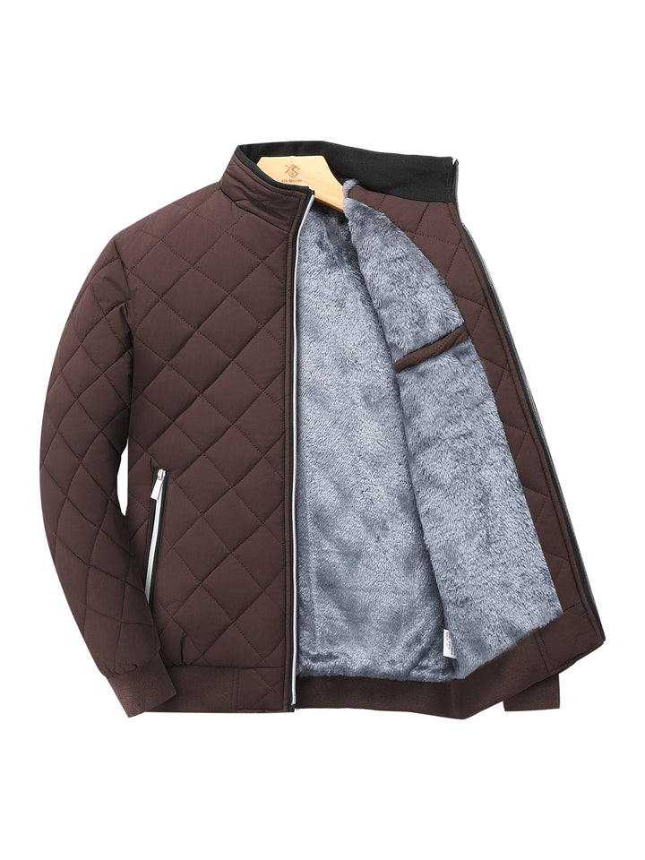 Callum | Men's Quilted Bomber Jacket