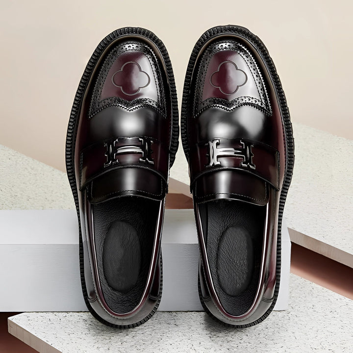 Harrison | Men's Chunky Platform Brogue Loafers