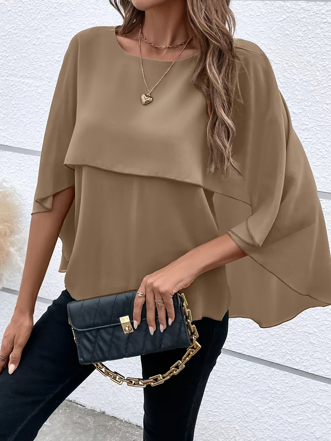 Selina | Asymmetrical Overlay Top