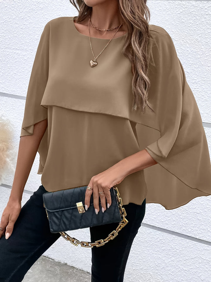 Selina | Asymmetrical Overlay Top