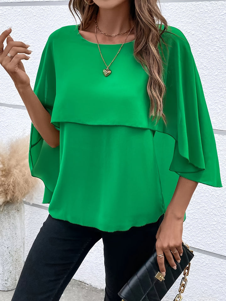 Selina | Asymmetrical Overlay Top