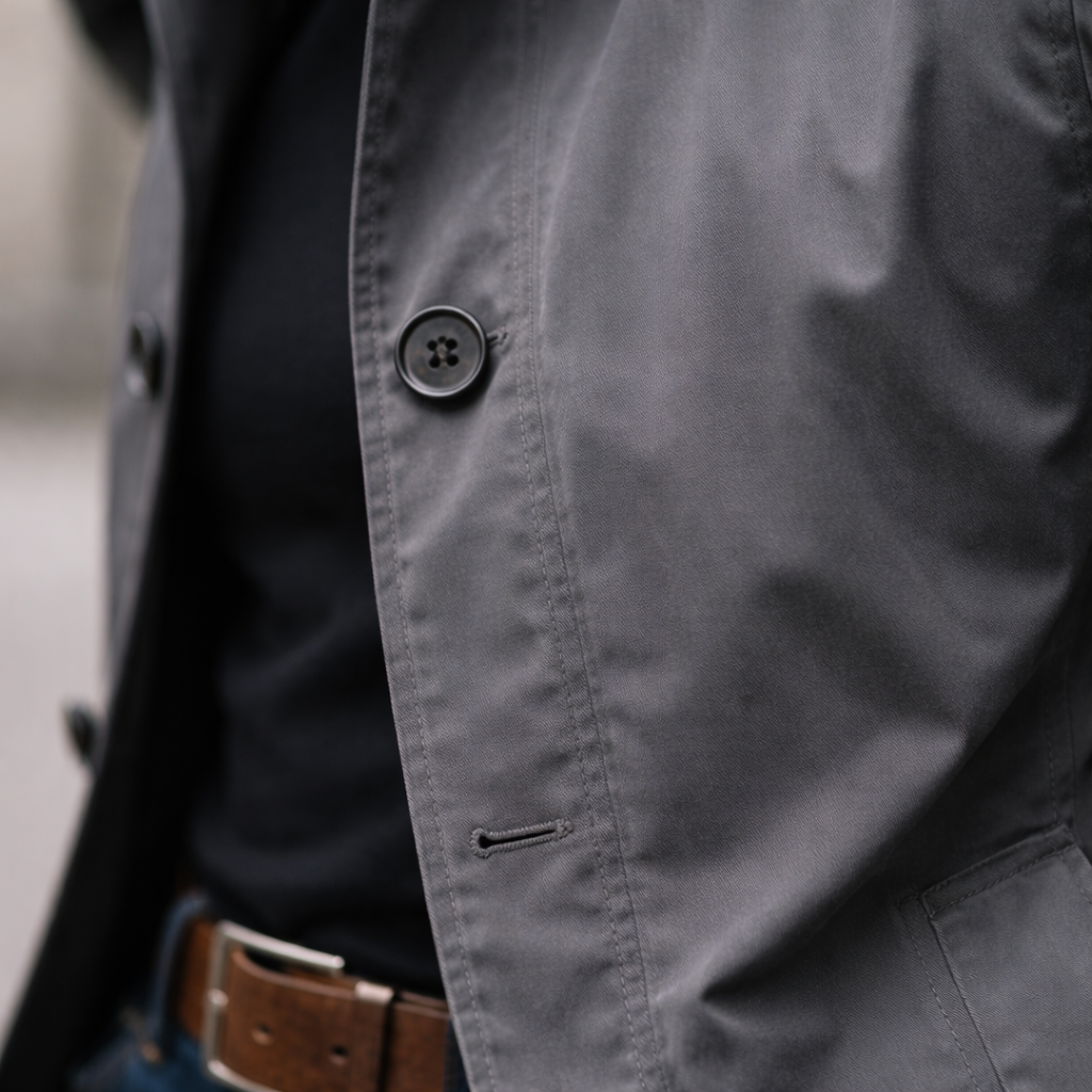 Edmund | Men’s Structured Quilted Spring Coat