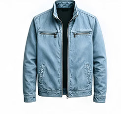 Ronan | Vintage-Wash Zip Jacket