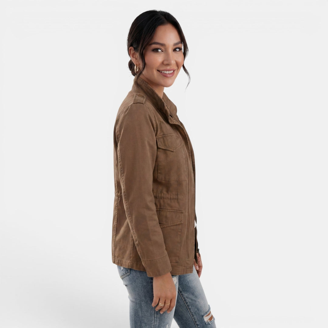 Sienna | Women’s Relaxed Utility Jacket with Four Pockets