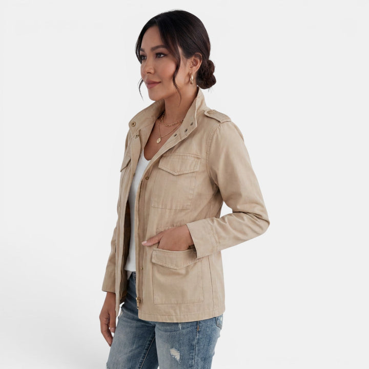 Sienna | Women’s Relaxed Utility Jacket with Four Pockets