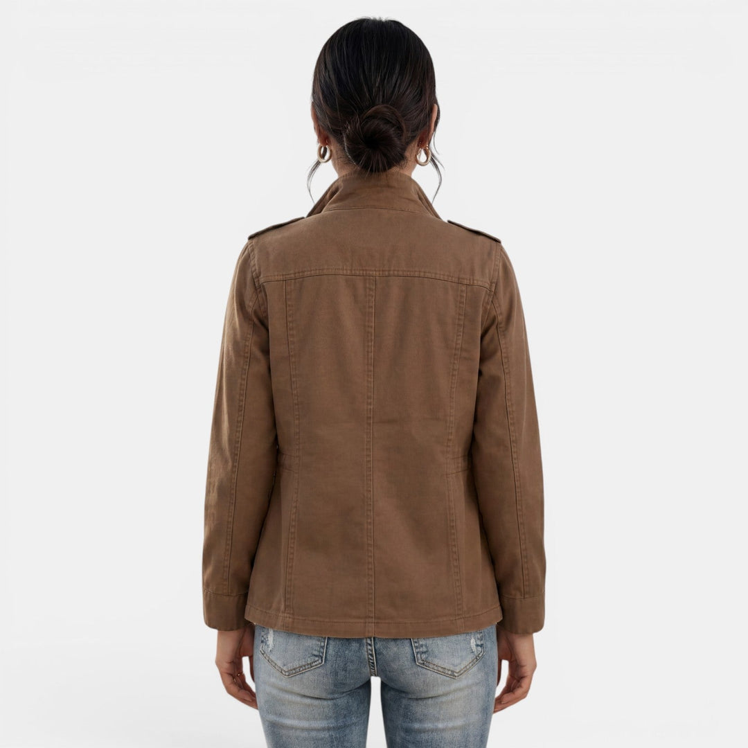 Sienna | Women’s Relaxed Utility Jacket with Four Pockets