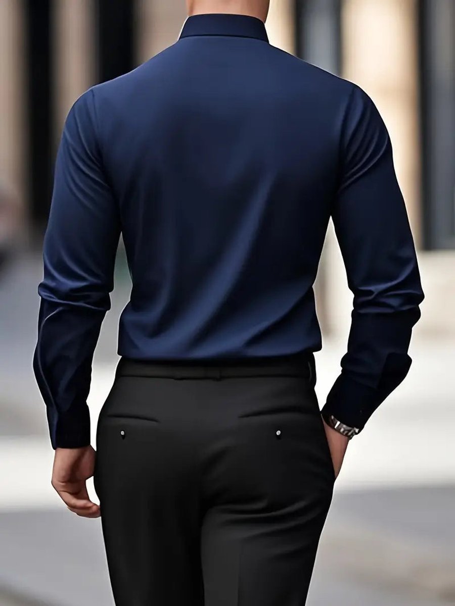 Edward | Men's Slim Fit Wrinkle-Resistant Business Shirt