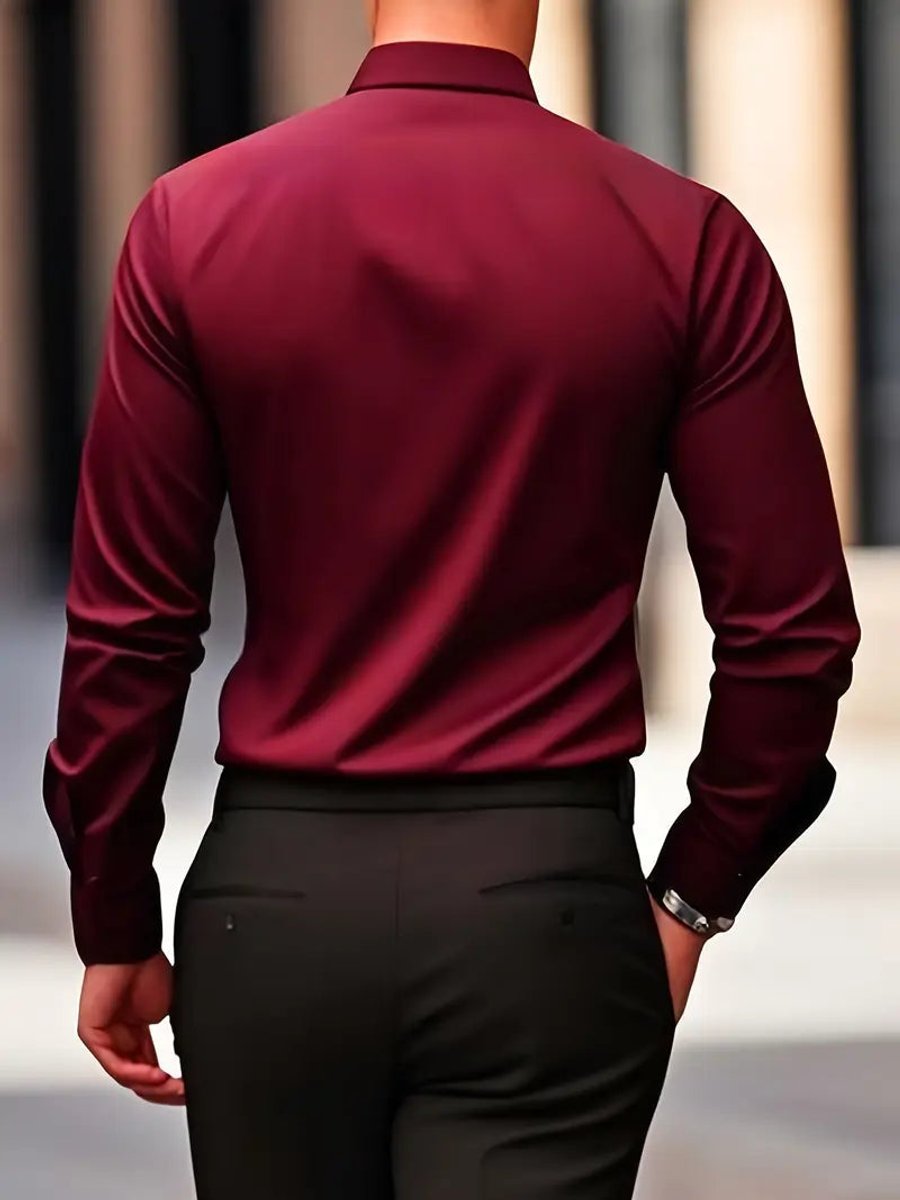 Edward | Men's Slim Fit Wrinkle-Resistant Business Shirt