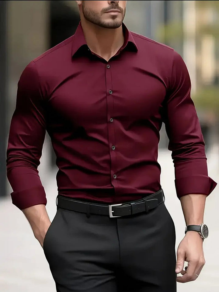 Edward | Men's Slim Fit Wrinkle-Resistant Business Shirt