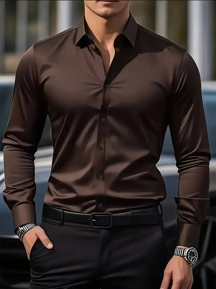 Edward | Men's Slim Fit Wrinkle-Resistant Business Shirt
