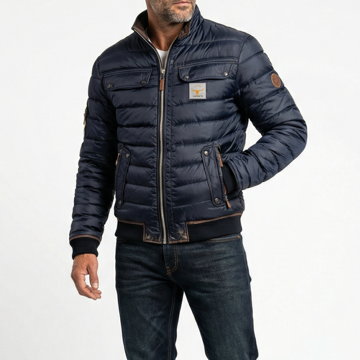 Holden | Quilted Stand Collar Jacket