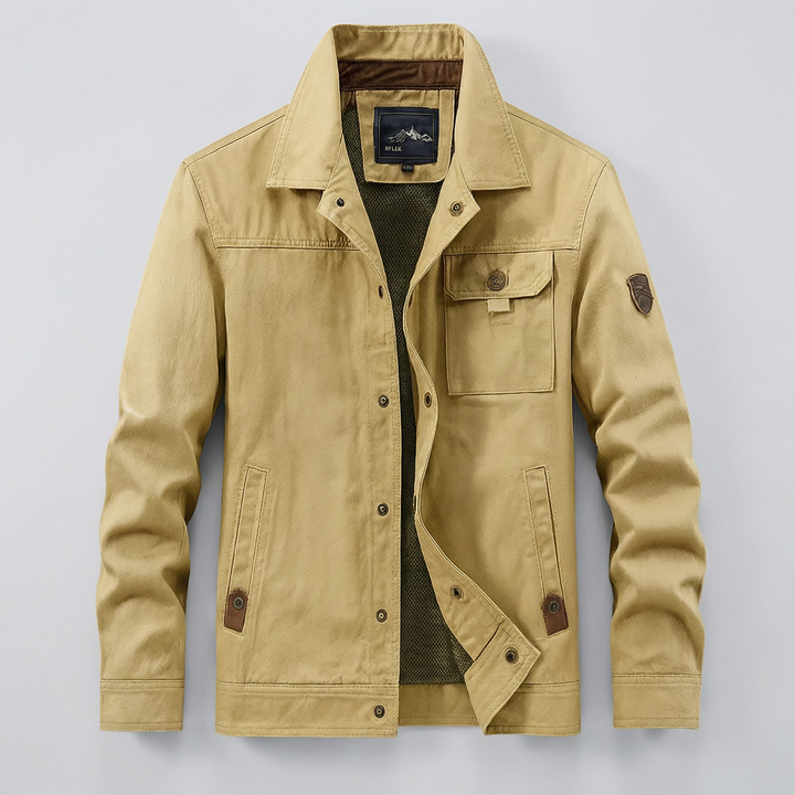 Arthur | Men’s Utility Field Jacket with Snap Fastening