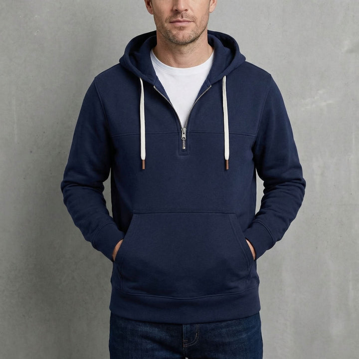 Dorian | Men’s Quarter-Zip Fleece-Lined Hoodie