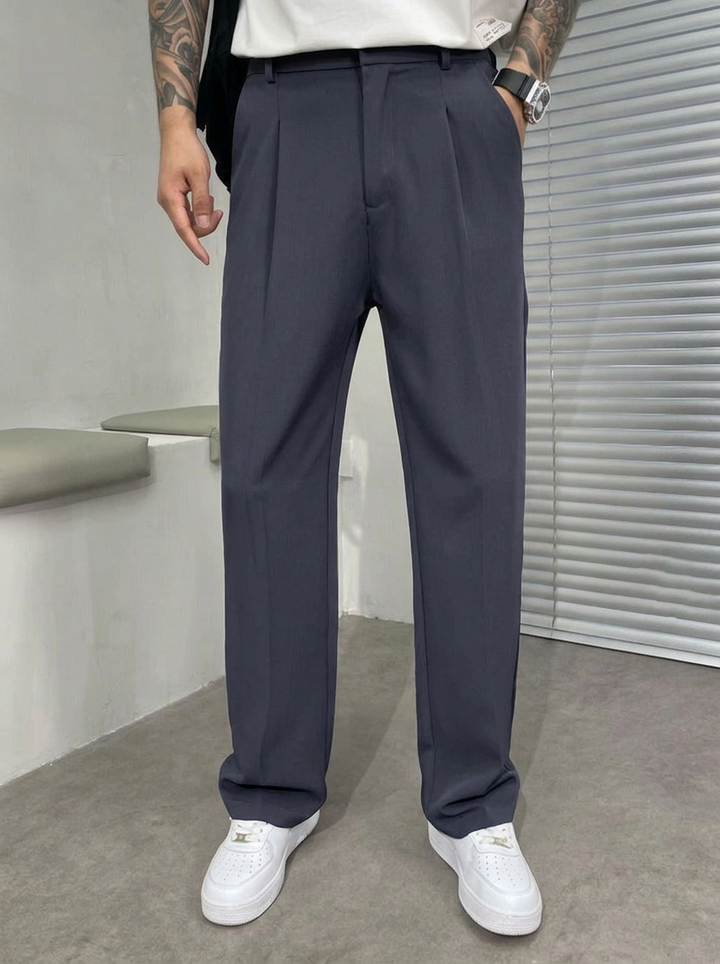 Hugo | Wide-Leg Double Pleat Trousers