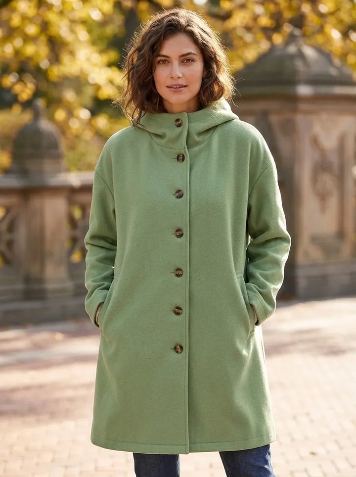 Sylvie | Women's Hooded Plush Fleece Coat